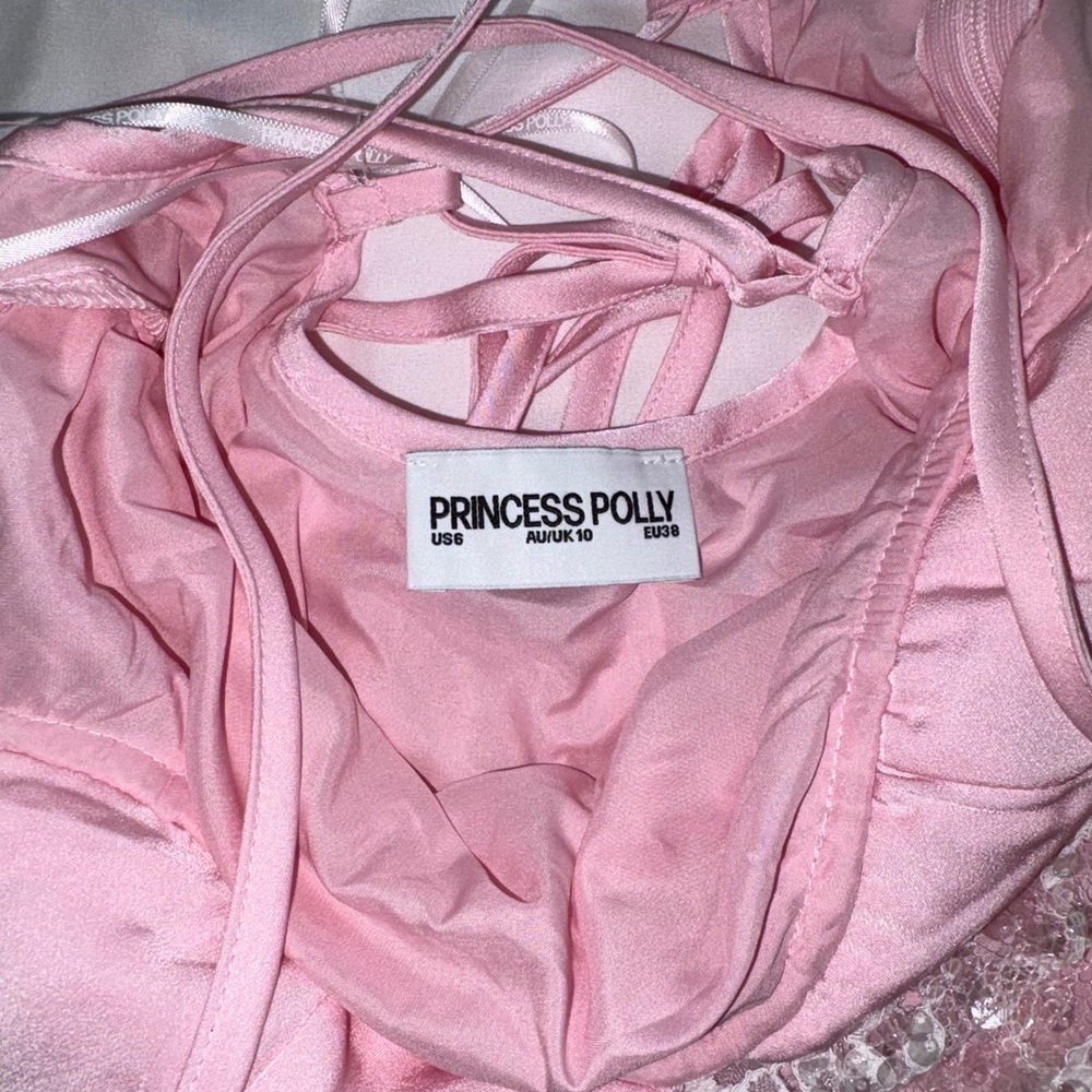 Princess Polly Disco Lace Sequin Lace Mini Dress - Picture 7 of 9